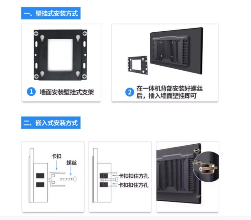 壁掛式一體機工控